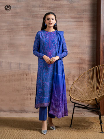 3 PC UN-STITCHED (SHIRT TROUSER & DUPPATA) GSRN2501A11